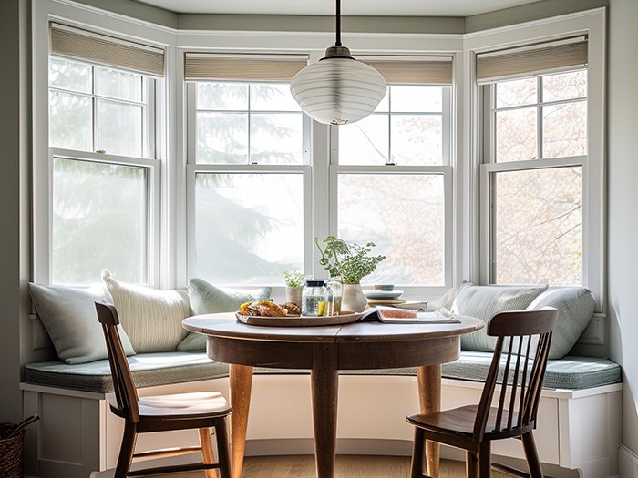 Creating a Breakfast Nook Shelly s Window Coverings Ltd Vermilion AB